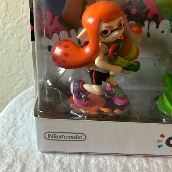 Nintendo: 2015 Splatoon Amiibo Set - Green, Blue, Orange - Picture 3 of 16